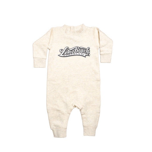 OG Logo Natural Heather Baby Fleece Jumpsuit