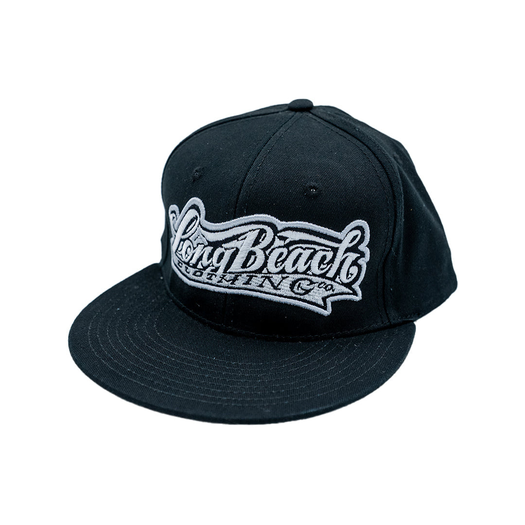 OG Logo White/Black On Black Snapback