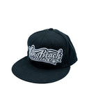 OG Logo White/Black On Black Snapback