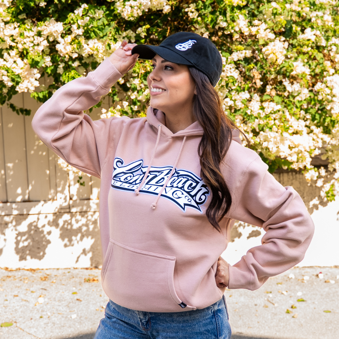 OG Logo Women's Dusty Pink Pullover Hoodie