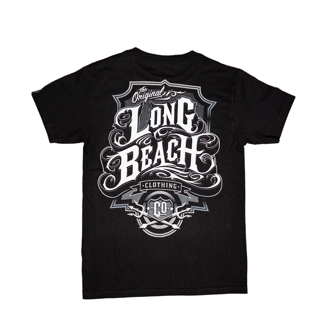 Oil Logo Men's Black T-Shirt