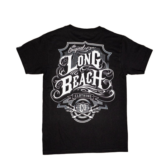 Oil Logo Men's Black T-Shirt