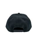 Old English Long Beach All Black Snapback