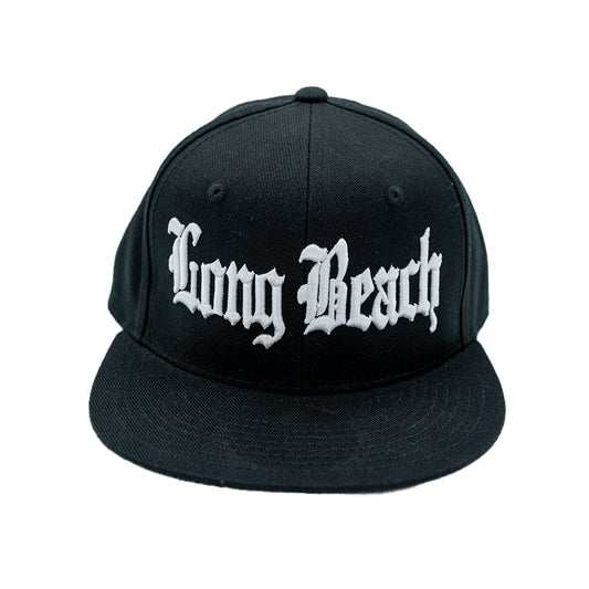 Old English Long Beach Fitted Hat