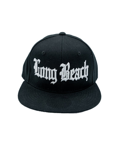 Old English Long Beach Fitted Hat