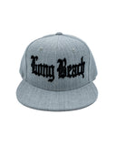 Old English Long Beach Heather Grey Snapback