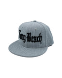 Old English Long Beach Heather Grey Snapback