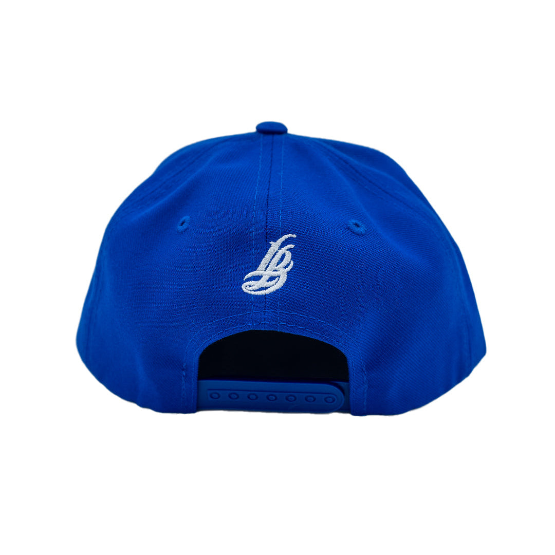 Old English Long Beach Royal Blue Snapback