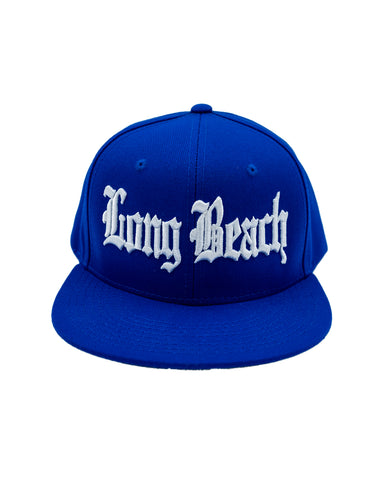 Old English Long Beach Royal Blue Snapback