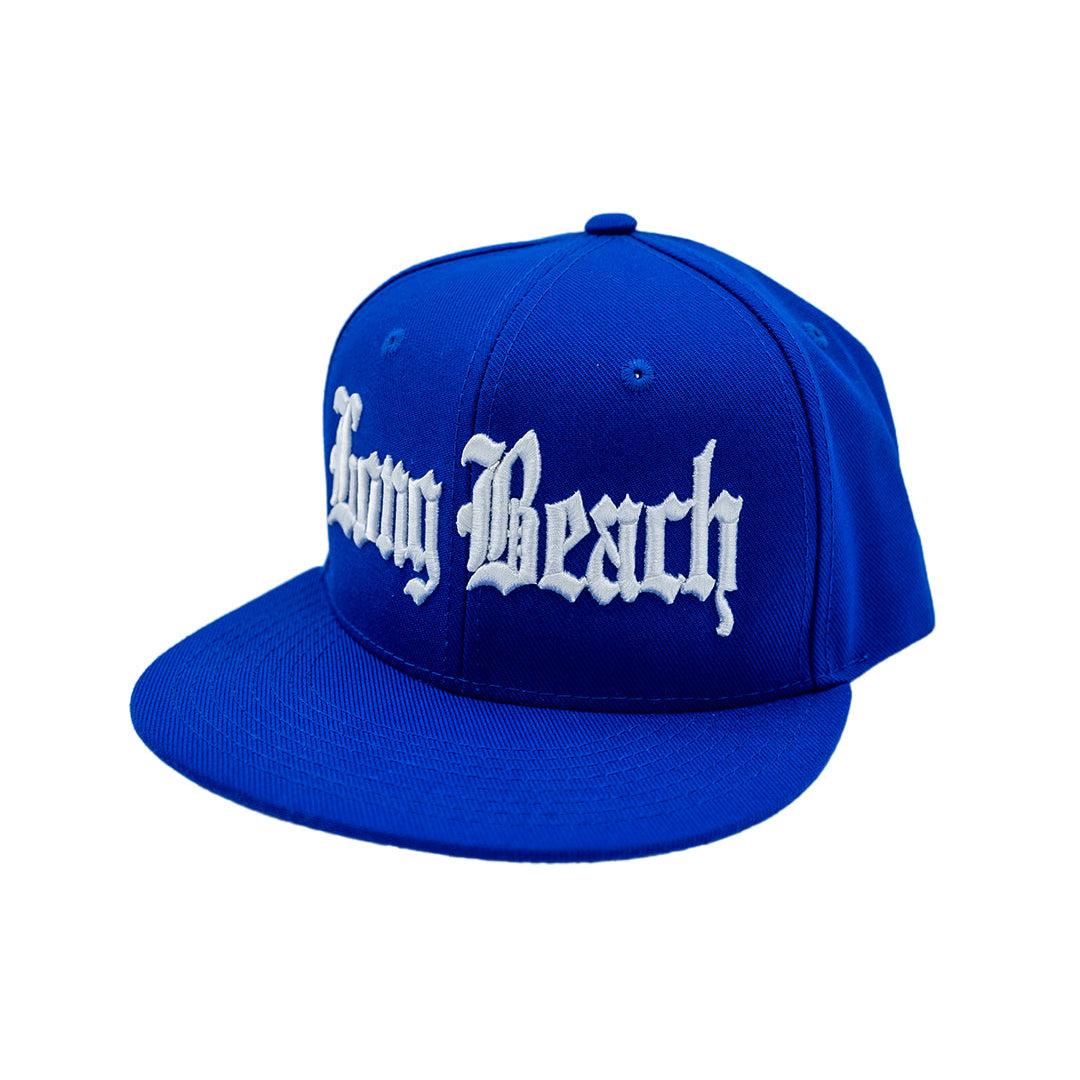 Old English Long Beach Royal Blue Snapback