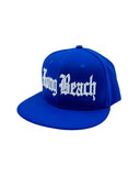 Old English Long Beach Royal Blue Snapback