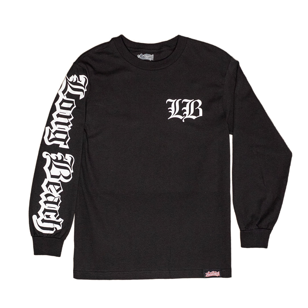 Old English Men’s Black Long Sleeve T-Shirt