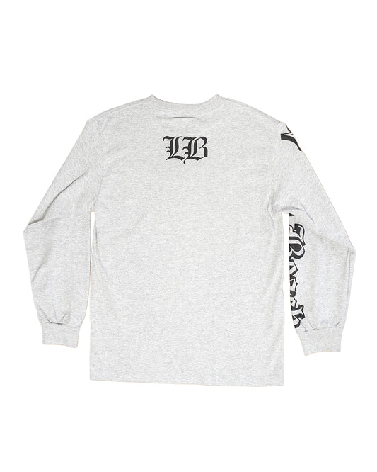 Old English Men's Heather Grey Long Sleeve T-Shirt