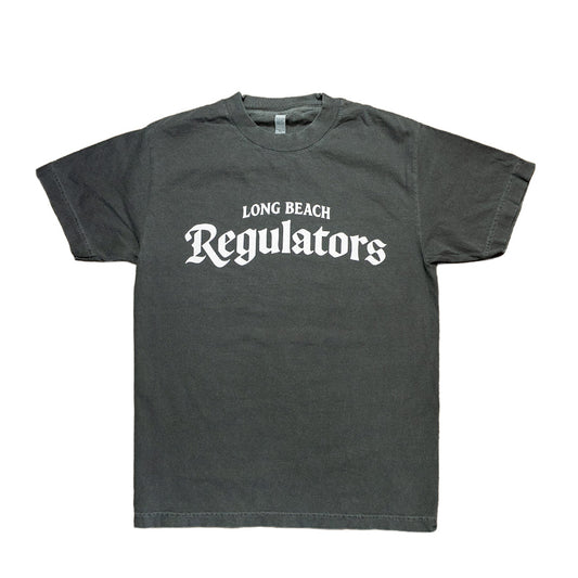 Long Beach Regulators Men's Vintage Black T-Shirt- Long Beach Coast