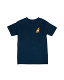 Long Beach Sunset Port Men's Navy T-Shirt