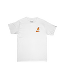 Long Beach Sunset Port Men's White T-Shirt