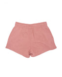Women's Dusty Rose Cursive LB Fleece Shorts