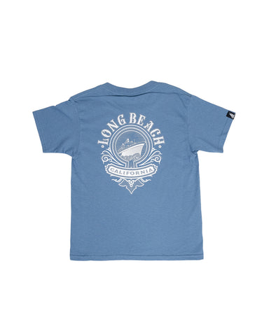 Cali Queen Youth Indigo Blue T-Shirt