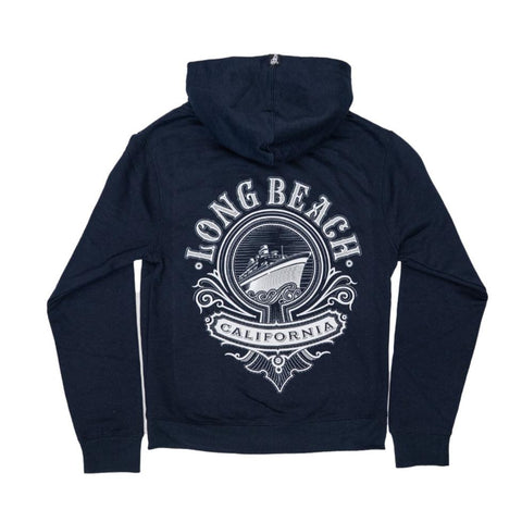 Cali Queen Youth Navy Zip Up Hoodie