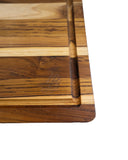 Cursive LB Teak Wood Cutting Board