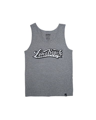 Long Beach Clothing Co. Logo Men's Heather Grey Tank Top