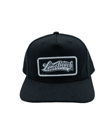 OG Logo Patch Black Snapback (Curved Bill)