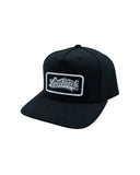 OG Logo Patch Black Snapback (Curved Bill)