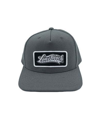 OG Logo Patch Charcoal Snapback (Curved Bill)