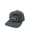 OG Logo Patch Charcoal Snapback (Curved Bill)