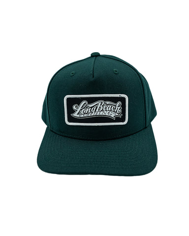 OG Logo Patch Forest Green Snapback (Curved Bill)