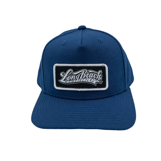 OG Logo Patch Navy Snapback (Curved Bill)