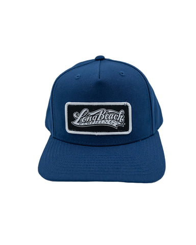 OG Logo Patch Navy Snapback (Curved Bill)