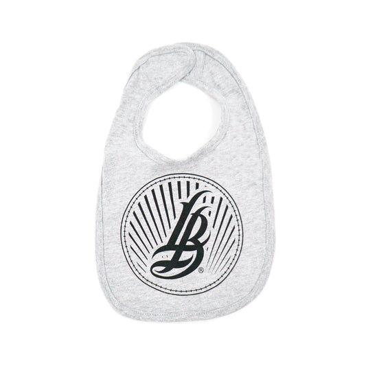 Cursive LB Sunset Heather Grey Bib