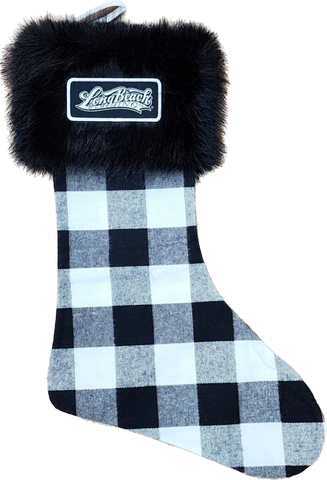 Black Flannel Stocking