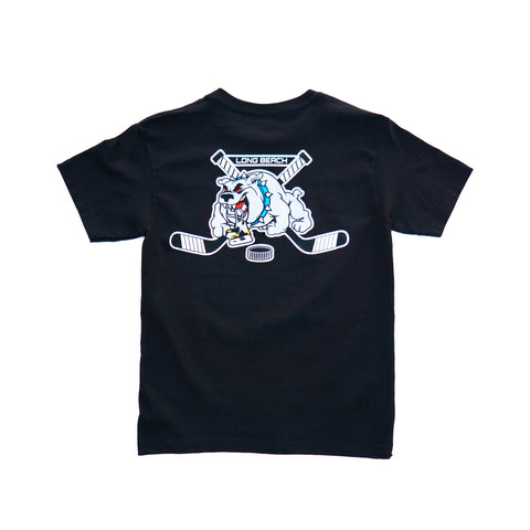 LB Dog Men's Black T-Shirt