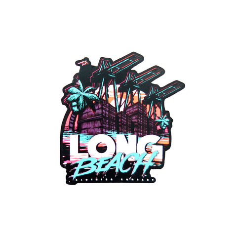 Long Beach Docks Sticker