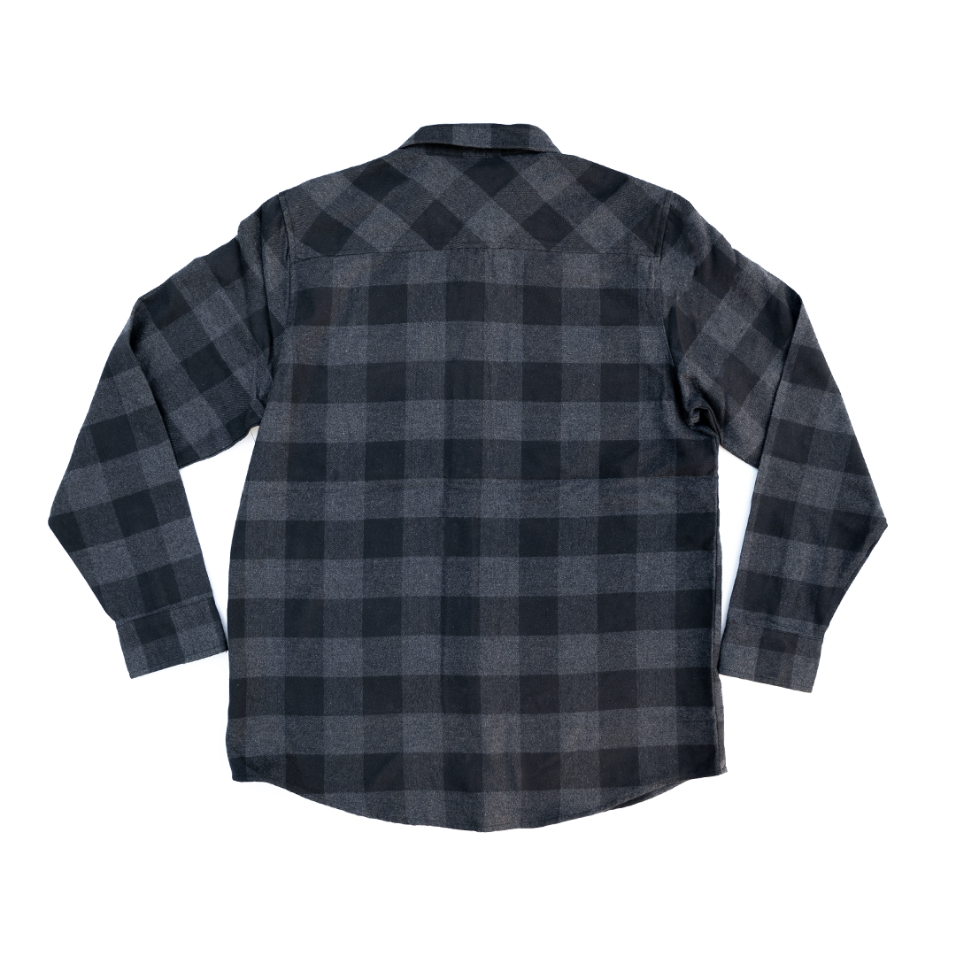 Men's Charcoal Heather & Black Flannel Shirt