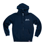 Oil Logo Men's Navy Hoodie