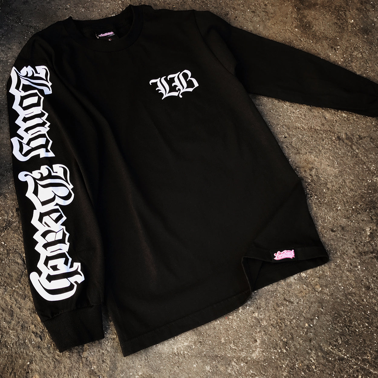 Old English Men’s Black Long Sleeve T-Shirt