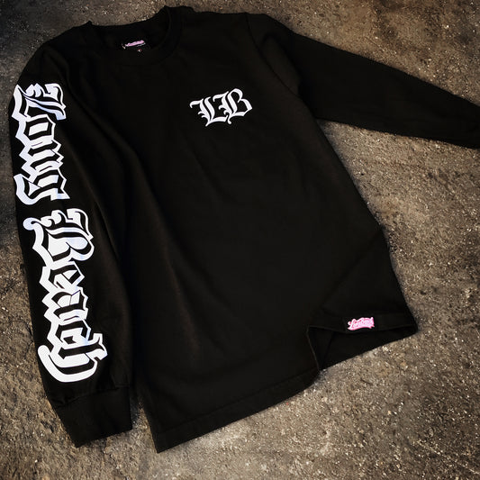 Old English Men’s Black Long Sleeve T-Shirt