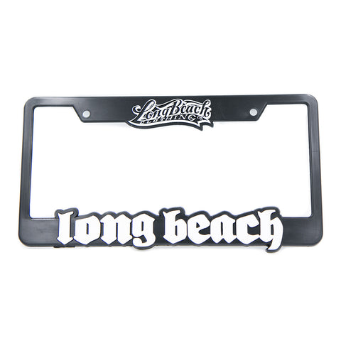 Old English License Plate Frame