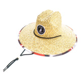 Men's Cursive LB Established Patch Americana Straw Hat