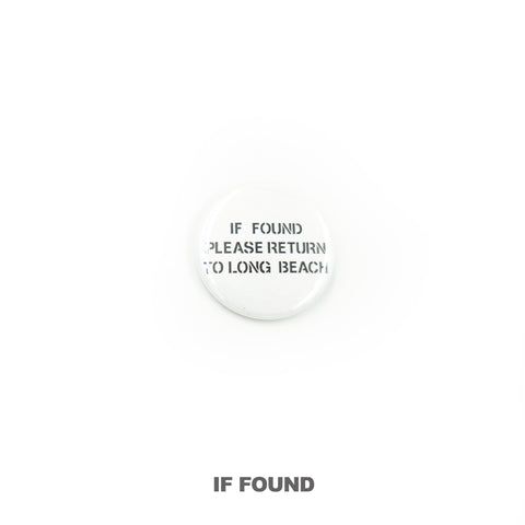 If Found White Button