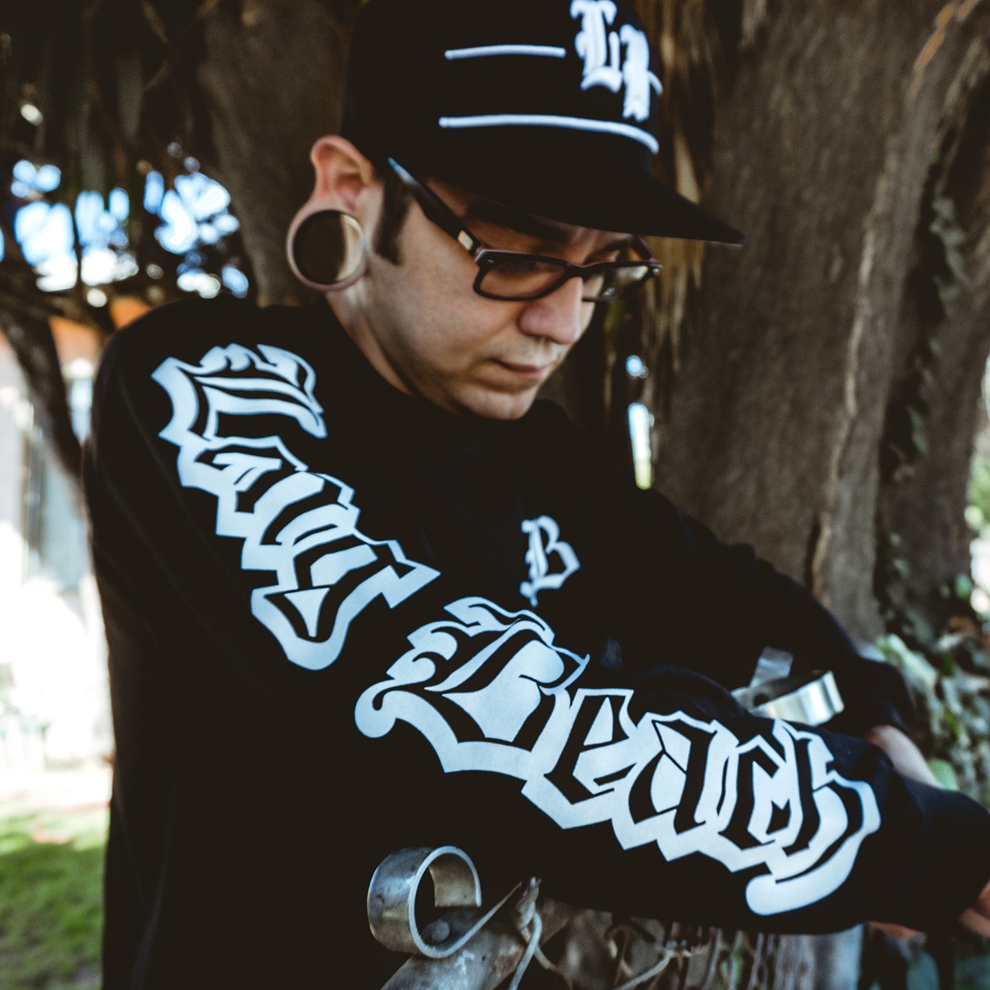 Old English Men’s Black Long Sleeve T-Shirt